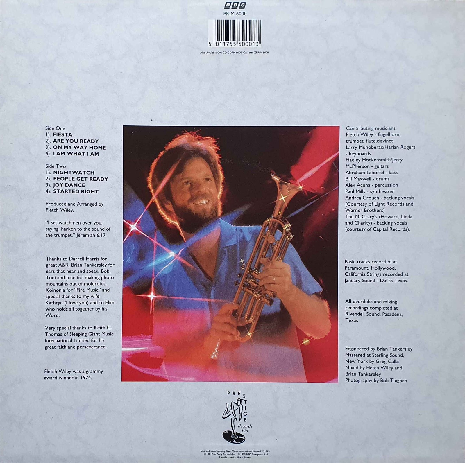 Back cover of PRIM 6000